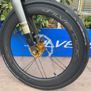 SILVEROCK SR50C Carbon Wheels 451 20in 1 1/8" 22in 406 Disc Brake 50mm Clincher Jump Holes for Minivelo Folding Bike Wheelset