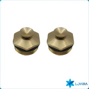 LoviRa Brass atomizing nozzle with adjustable 1/2 inch centrifugal atomization for garden irrigation