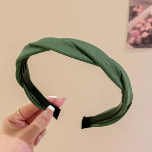 Bando Polos Model Kepang Twist Korea Bandana Headband Aksesoris Hiasan Rambut Wanita HS BDO02