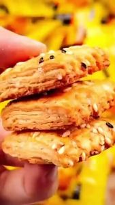 [Anmi Food] Sugar-free yam and pumpkin crisps whole of xylitol food layered pastry biscuits snacks for the elderly sugar-free meal replacement snacks Sucrose-free Yam Pumpkin Crisp Whole Xylitol Food Melaleuca Crisp Biscuits Pastry Elderly Sug
