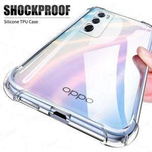 Shockproof Clear TPU Back Cover Phone Case For OPPO A3 A3X A5 S A9 2020 A60 A77s A57 A72 A15 A15s A16k A16e A17K A18 A78 A79 A76 A73 A53 A33 A31 A38 A54 A58 A74 A95 A91 A92 A93 A94 A96 A98 Reno 13 12 11 10 8T 7 6 Z 5 4 3 2 F Pro F11 F9 F5 F7 A9 A1K 4G 5G