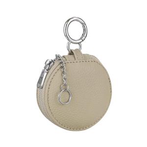 Royal Bagger Genuine Leather Keychain Earphone Bags Mini Creative Coin Purse Mirror Small Cosmetic Bag 2668