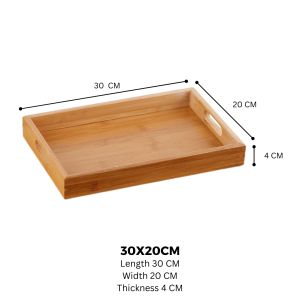 Wooden Tray Food Serving Tray Makanan Dulang Kayu Makanan Dulang Makanan Bamboo Tray Kayu Tea Tray Breakfast Tray