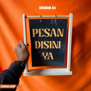 DUDUKAN MENU KAYU | HOLDER NOMOR MEJA | STAND MENU GANTUNGAN | GANTUNGAN NOMOR MEJA | GANTUNGAN MENU