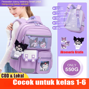 COD Tas Karakter Anak Tas Ransel Anak Fashion Tas Sekolah Anak Yang Bernapas Dan Ringan Tas Semi Premium Tas Kuromi Ransel Tahan Air Multifungsi Tas Anak TK&Sd Souvenir Ulang Tahun