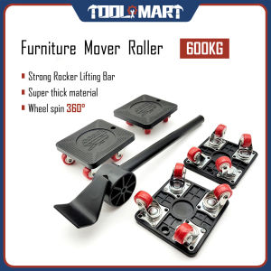5Pcs  360° Swivel Wheels Heavy Duty Furniture Mover and Lifter 1200 lb Capacity with Convenient Furniture Mover