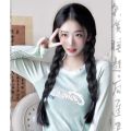 PTK52 ผมปลอมปลอม หางม้าถัก สังเคราะห์สังเคราะห์สังเคราะห์ วิกผมถักเปีย วิกผมถักมวย อุปกรณ์เสริมผม ที่ต่อผม ถักเปียถักแบบยาว ปาร์ตี้งานปาร์ตี้. 