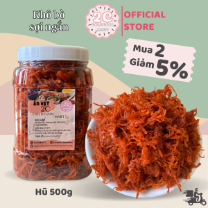 Khô Bò Sợi (khô gà giả bò) 500g 2c Mart