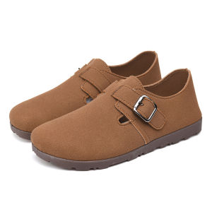 Free Shipping Flat-Soled WomenS Soft-Soled Comfortable Casual Shoes Retro Loafers Shallow-Toe Low-Top Shoes