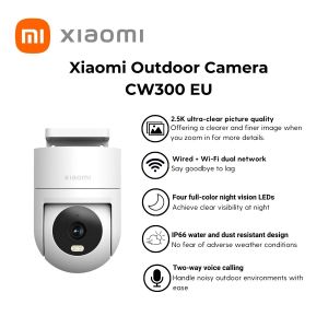 Xiaomi Outdoor Camera CW300 | 2.5K ultra-clear picture quality smart security in any weather