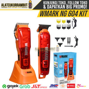 WMARK 604 Alat Cukur Rambut Mesin Cukur Rambut Hair Clipper Trimmer WMARK NG 604 KIT