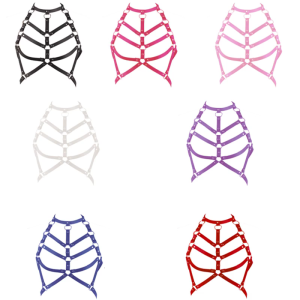 Adjustable Punk Waist Belt With Metal Chain Durability PU Leather Waist Belt for Trendy Street Styles