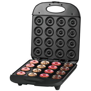 LZD 220V European Standard New Temperature Control 16 Hole Double Side Heating Donut hine Cake Desserts Bread Maker