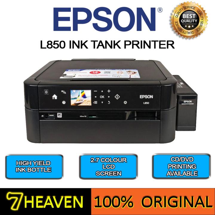 Epson L850 Photo All In One Multifunction Ink Tank System Printer Comes With Epson Original Ink 5450