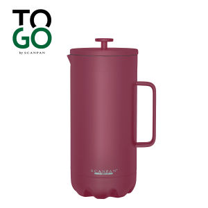 SCANPAN TO GO Double Wall Insulated French Press Coffee Maker 1000ml (7 Colours)