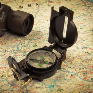 1/5PCS Compass Multifunction Portable Folding Lens