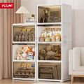 Yuumi New Large Space Transparent Almari Baju Plastik Cabinet Storage Box Cabinet Kitchen Chest Drawer Kabinet Dapur Wardrobe Clothes Cupboard 衣橱. 