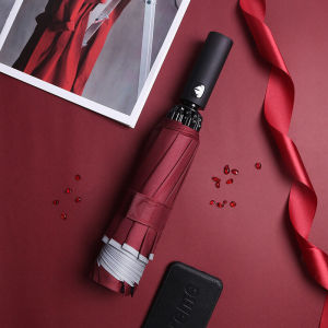 FCUmbrella Reverse Umbrella Auto Open Sun Umbrella Anti UV Windproof 10 Bone Umbrell Foldable Auto Umbralla Night Reflective Strip