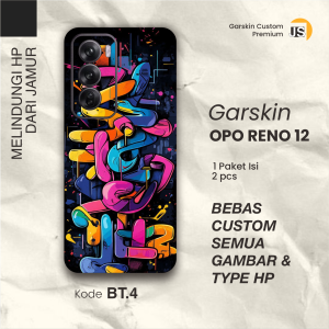 Garskin grafity keren untuk All Tipe Hp - Smartphone Custom gambar apapun Tulis dicatatan order - bt