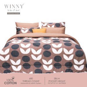 WINNY Modesty Cotton Comforter Set| 680TC (Super Single / Queen / King) | Set Comforter Cotton