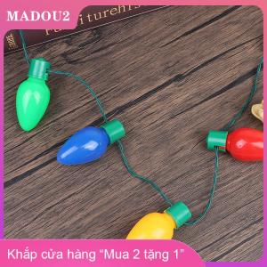 [COD] MADOU2 Đèn LED giáng sinh mới lạ Vòng cổ bóng đèn giáng sinh phát sáng