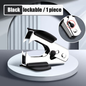 Portable Metal Staple Remover Black Labor Saving Office School Stationery Staple Removal Tool