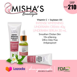 OMV Intense Underarm Whitening Kit - Big Version Kit (100ml Toner, 40g Deo Cream, and 30ml Underarm Serum)