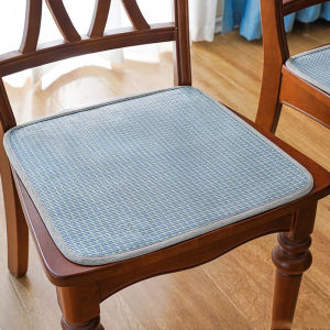 冰丝透气夏季椅子坐垫屁垫凉席垫餐椅冰垫凳子垫子办公室久坐椅垫Ais sutera kerusi musim panas kusyen kentut tikar kerusi makan tikar ais tikar bangku pejabat kusyen kusyen kusyen