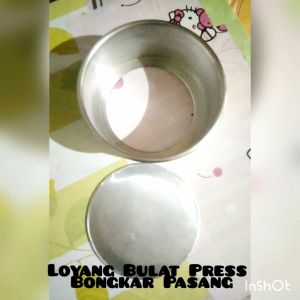 Loyang Bulat Press Bongkar Pasang/Loyang Bulat Press/Loyang Bongkar Pasang/Loyang Bolu/Loyang Bulat/Loyang Press