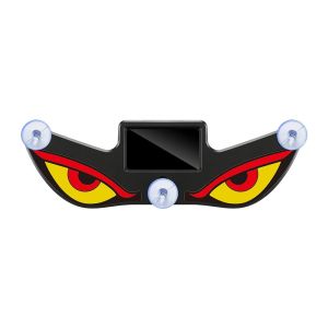 Demon Eye Solar LED Car Ambient Light Wireless Suction Cup USB Rechargeable Breathing Atmosphere Lamp