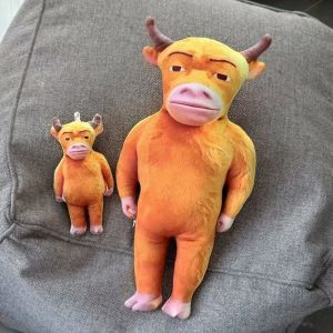 Niu Lai Abstract Plush Doll Pendant  Backpack Hanging Decoration Keychain Fun Ornament