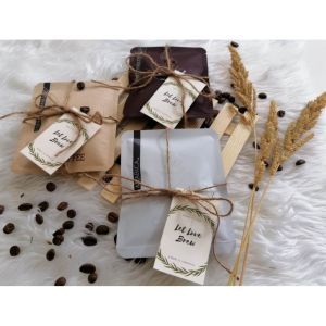 Single Drip Coffee 12G Gifts Souvenirs Giveaway Tokens w/ free Customized Card & Jute String or Ribbon 15 flavors