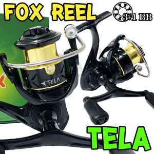 รอกสปิน รอกตกหมึก แขนคู่ FOX REEL TELA 2500 3+1BB