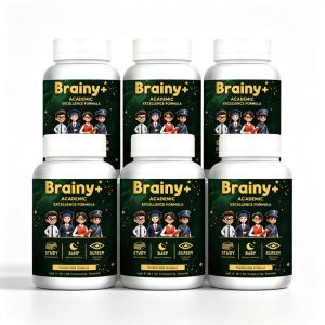 READY STOCK MALAYSIA【BUY 1 FREE 1】BRAINY+ Premium Foula for Childrens Academic Excellence – 5× Smart Mind + Healthy Screen Eyes