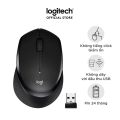 Chuột không dây Logitech M331 Silent Click - Hàng chính hãng. 