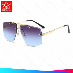IMPALA QT2056W Retro Style Aviator Sunglasses for Men Driving Fishing Eyewear Anti UV Anti Reflection HD Lens Sun Glasses