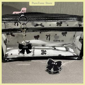 [PureZone] กระเป๋าใส่ดินสอโปร่งแสงลายการ์ตูนกระเป๋าใส่เครื่องเขียนหลายชั้นแนวตั้งขนาดใหญ่จุได้เยอะกระเป๋าใส่ไปโรงเรียนกระเป๋าเครื่องสำอาง