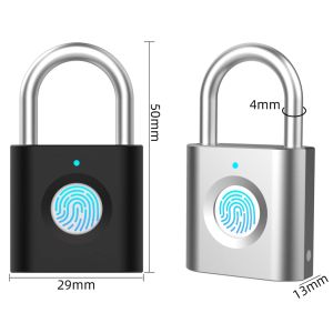 Bảo hành miễn phí ổ khoá vân tay Không thấm nước Mini Lock thích hợp cho hành lý tủ khóa khóa móc VS Ổ khóa mã số