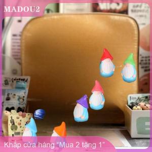 [COD] MADOU2 10pcs mini nhựa gnomes bức tượng đồ trang trí màu sắc ngẫu nhiên dễ thương cổ tích bức tượng nhỏ cho khu vườn thu nhỏ