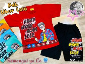 STELAN ANAK-ANAK UBUR-UBUR IKAN LELE 2- 10 THN / BAJU ANAK-ANAK / KAOS ANAK