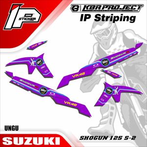 Striping SHOGUN 125- Sticker Striping Variasi List SUZUKI SHOGUN 125.S-2 Design IP Sticker