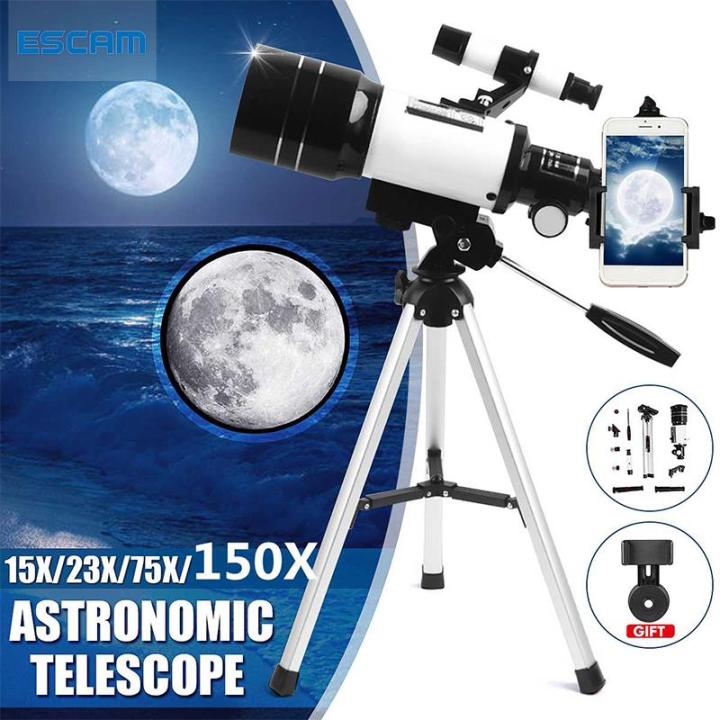 ESCAM Telescope Binoculars Long Range F30070M Star Sky Space Telescope