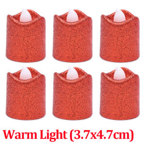 10Pcs LED Candles Battery Operated Candle Lights Simulation Smokeless Warm Tea Light Christmas Wedding Decors Bright Lamp