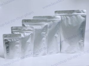 Túi Zip 2 mặt bạc - Túi zip bạc - Túi zip đựng cà phê - Túi đựng thực phẩm - Túi zipper ziplock - Bì zip bạc