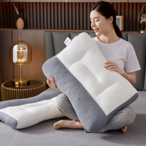【SG STOCK】Cervical Orthopedic Pillow Ergonomic Cushion Pillow Travel Neck Support Pillow For Neck Pain Support Pillow