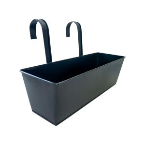 BESTITIT Sắt Chậu trồng cây ngoài trời Chống gỉ Chịu được thời tiết khắc nghiệt Chậu hoa treo Bền bỉ Thùng đựng hàng rào Chậu cây phong cách Boho hiện đại