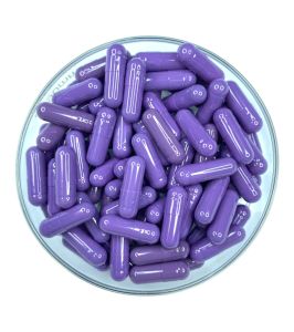 1000pcs Size 0 Purple/Purple  OSPA High Quality Empty Gelatin Capsule