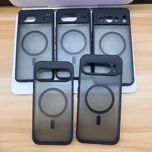 For Google Pixel 11 Pro Magnetic Skin Feel Matte Frosted Finish Anti Fingerprint Slim Shockproof Protective Phone Case Cover | Sarung Telefon Bimbit Pixel 11 Pro Kalis Gegar Casing Matte Google