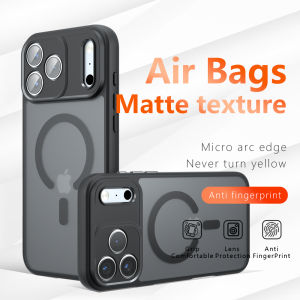 For Magsafe Magnetic Wireless Charging Case For iPhone 17 Pro Max Air iPhone17Pro Max 5G Shockproof Matte Back Cover Coque