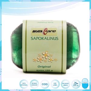 SABUN SAPOKALINUS HIJAU TRANSPARAN BRATA CARE UNTUK MASALAH KULIT BIANG KERINGAT INFEKSI KULIT DAN ANTI KUMAN